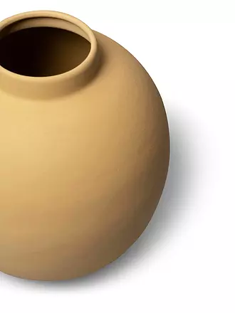 FYNCH-HATTON | Jarrón de metal MOYA Corn pequeño de 19 cm | gelb